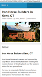 Mobile Screenshot of ironhorsebuildersct.com