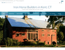 Tablet Screenshot of ironhorsebuildersct.com